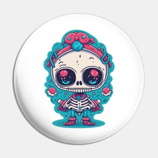 Skeleton Xmas Pin