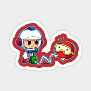 Dig Dug art Magnet