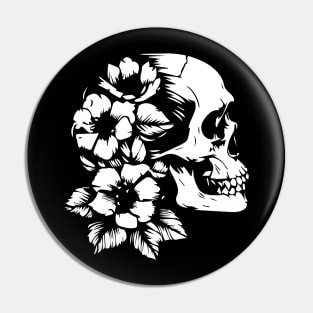 rock skull design Pin