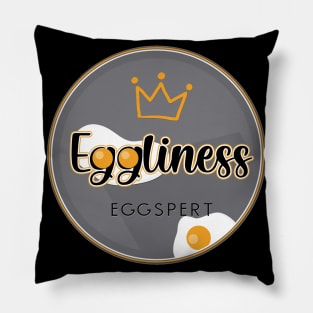 Egg Eggs Eggspert Eggliness Pillow