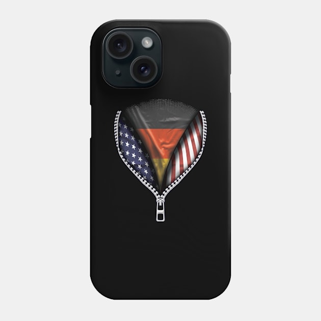 German Flag  Germany Flag American Flag Zip Down - Gift for German From Germany Phone Case by Country Flags