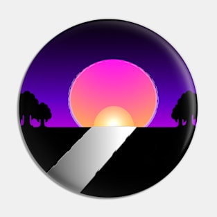 moonlight silhouette background Pin