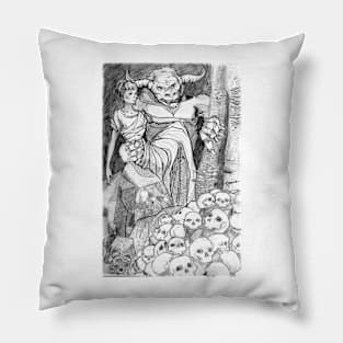 Beauty and the Beast - Greek Myth Version Pillow