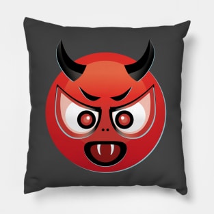 Devil Emoji Pillow