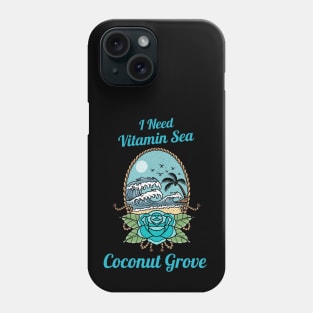 I Need Vitamin Sea Coconut Grove Miami Phone Case