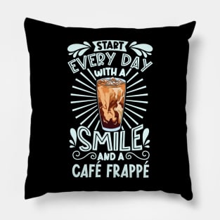 Smile with Café Frappé Pillow