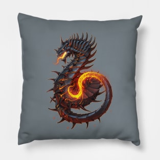 Fire Dragon Pillow