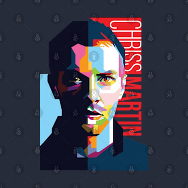 Chris Martin Pop Art 2 by Laksana Ardie Store