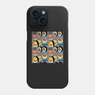 Blue Kawaii Sushi Phone Case