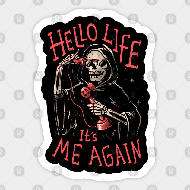 reaper death halloween gift shirt' Sticker