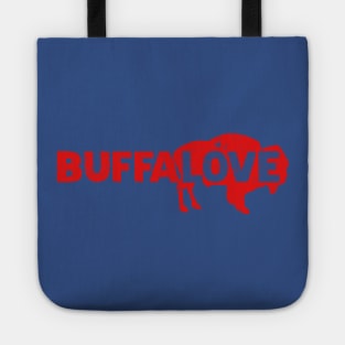 Buffalove Vintage Style Distressed Buffalo NY Tote