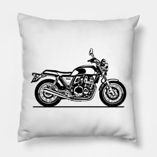 CB1100EX Motorcycle Sketch Art Pillow