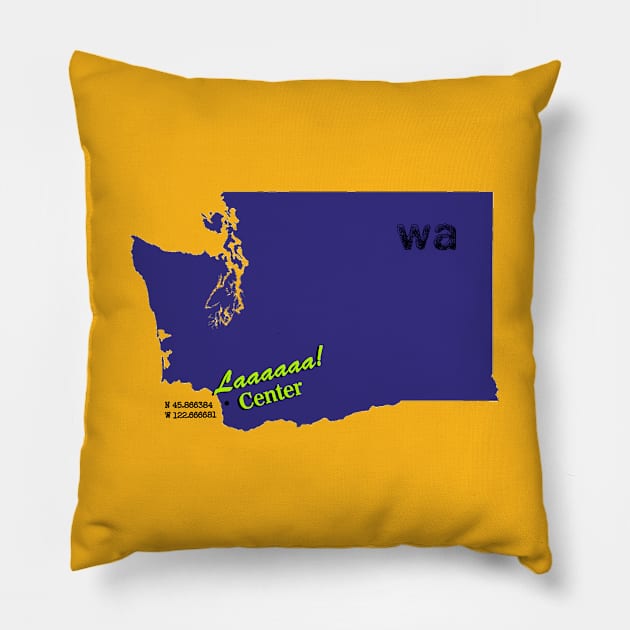 La Center, WA Pillow by amigaboy