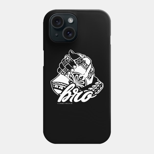 Polynesian Bro Handshake Phone Case by Jitterfly