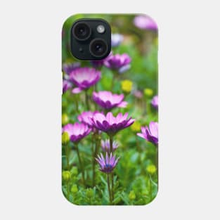 Purple daisies Phone Case