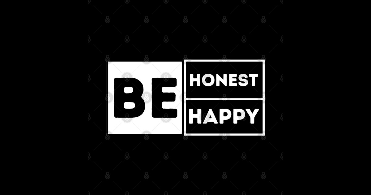 Be honest, Be happy & Black & White Essential summer vintage - Golf ...