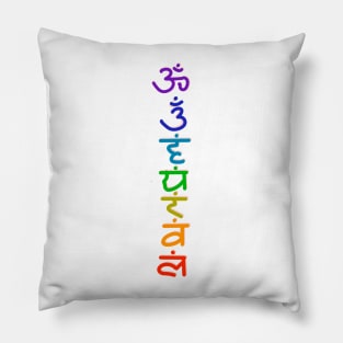 Symbols Chakra Pillow