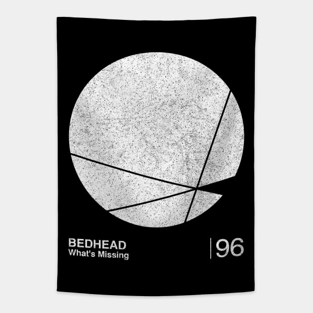 Bedhead / Minimalist Graphic Artwork Fan Design Tribute Tapestry by saudade