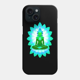 Aura Green Meditation 02 Phone Case