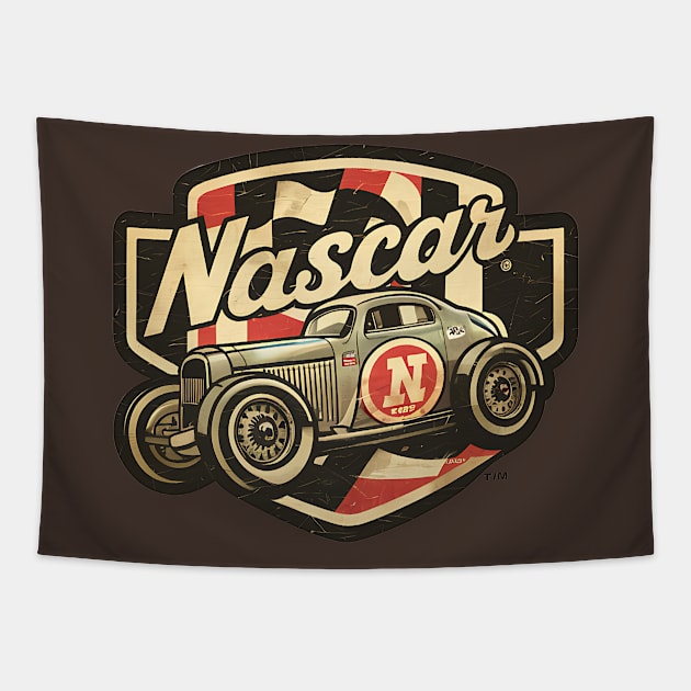 Vintage NASCAR Car Tapestry by Missionslice 