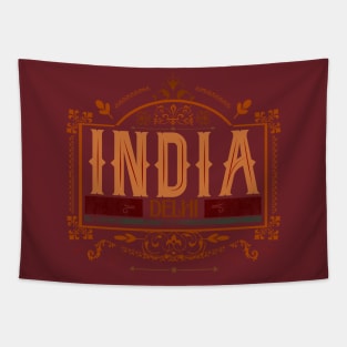 India delhi logo ornaments display Tapestry