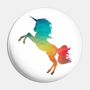 Rainbow unicorn horse Pin