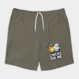 Chicks Dig Me Funny Easter Design Shorts