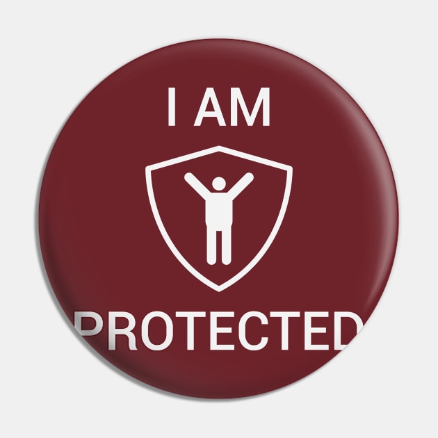 I am protected with i happy Pin by artfarissi