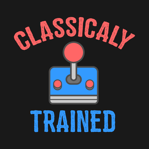 Classicaly Trained Gamer Colorful Creative Design. by Stylomart