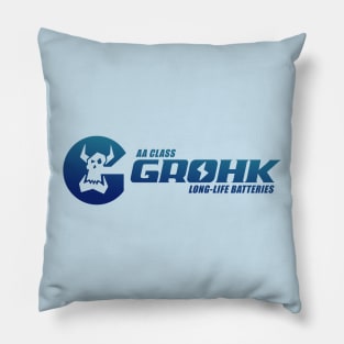 Grohk (dark) Paladins Champion Logo Pillow