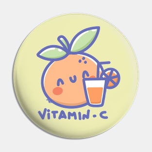 kawaii vitamin-c Pin