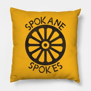 Defunct Spokane Spokes Hockey Team Pillow