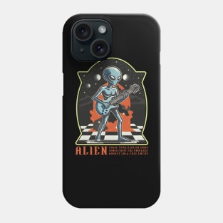 Alien Live On Mars Funny Band Shirt Parody Phone Case