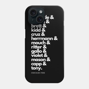 *NEW* Chicago Fire Squad Goals (White Text) Phone Case