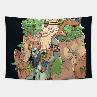 Treant Protector and Natures Prophet - Dota 2 Tapestry