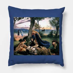 The Death of King Arthur - James Archer 1860 Pillow