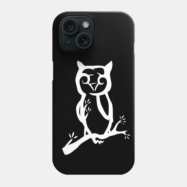 Tree Owl Phone Case by martinussumbaji