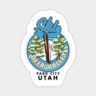 Deer Valley Park City Utah Ski logo Magnet