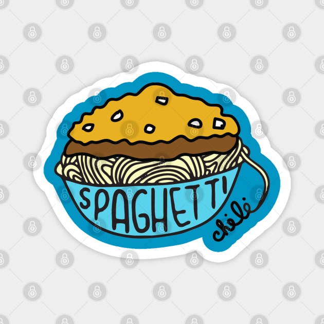 Spaghetti Chili shirt Magnet by Summyjaye