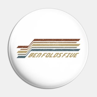 Ben Folds Five Stripes Pin