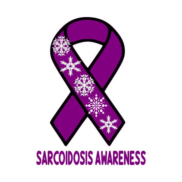 Sarcoidosis Awareness/Snowflakes by Cargoprints