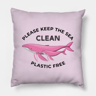 Save The Whales Pillow