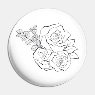 Roses Pin