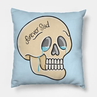 Forever Sad, Cry Skull, Reaper and Bones Pillow