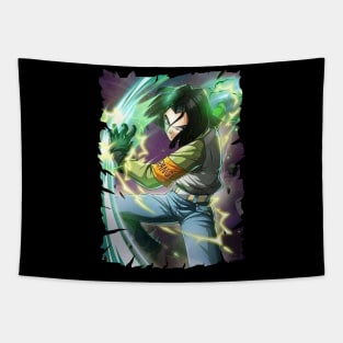 ANDROID 17 MERCH VTG Tapestry