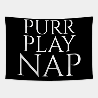 Purr Play Nap Tapestry