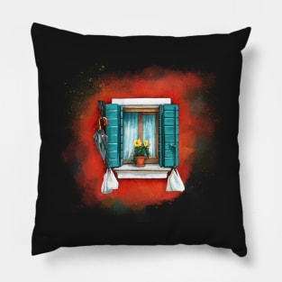 Venetian window Pillow