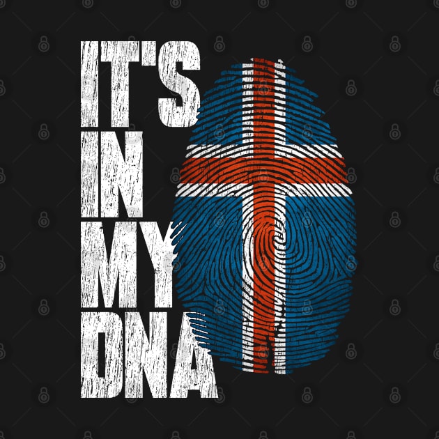 It's In My DNA Icelandic Shirt Proud Hispanic Gift Iceland Flag by heart teeshirt