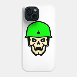 Army Soldier World War Skull Face Logo Phone Case