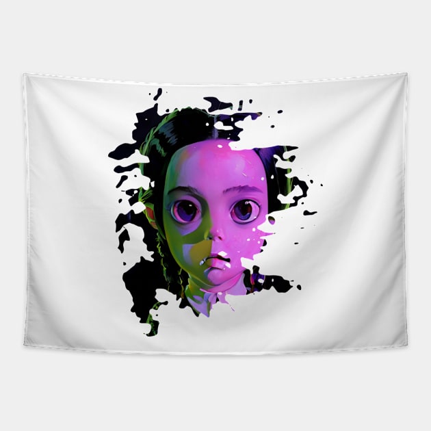 Wednesday Addams Tapestry by Pixy Official